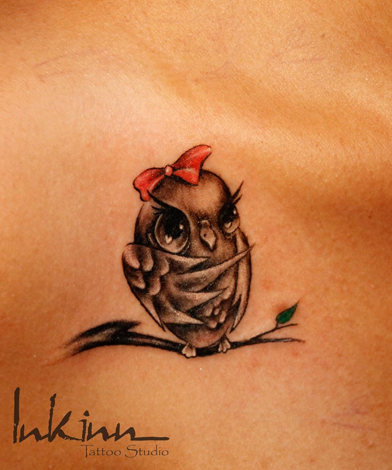 Baby bird tattoo - Inkinn Tattoo Studio