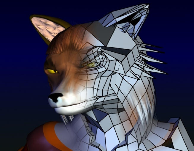 Wireframe Fox by FelineBlue80 on DeviantArt