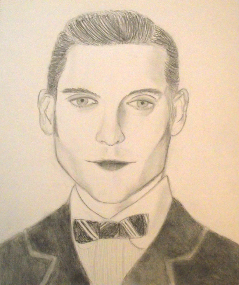 Nick Great Gatsby Drawing