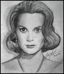 Grace Kelly, Princess of Monaco - Pencil portrait