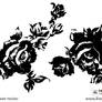 Rose Flower Silhouettes Vector