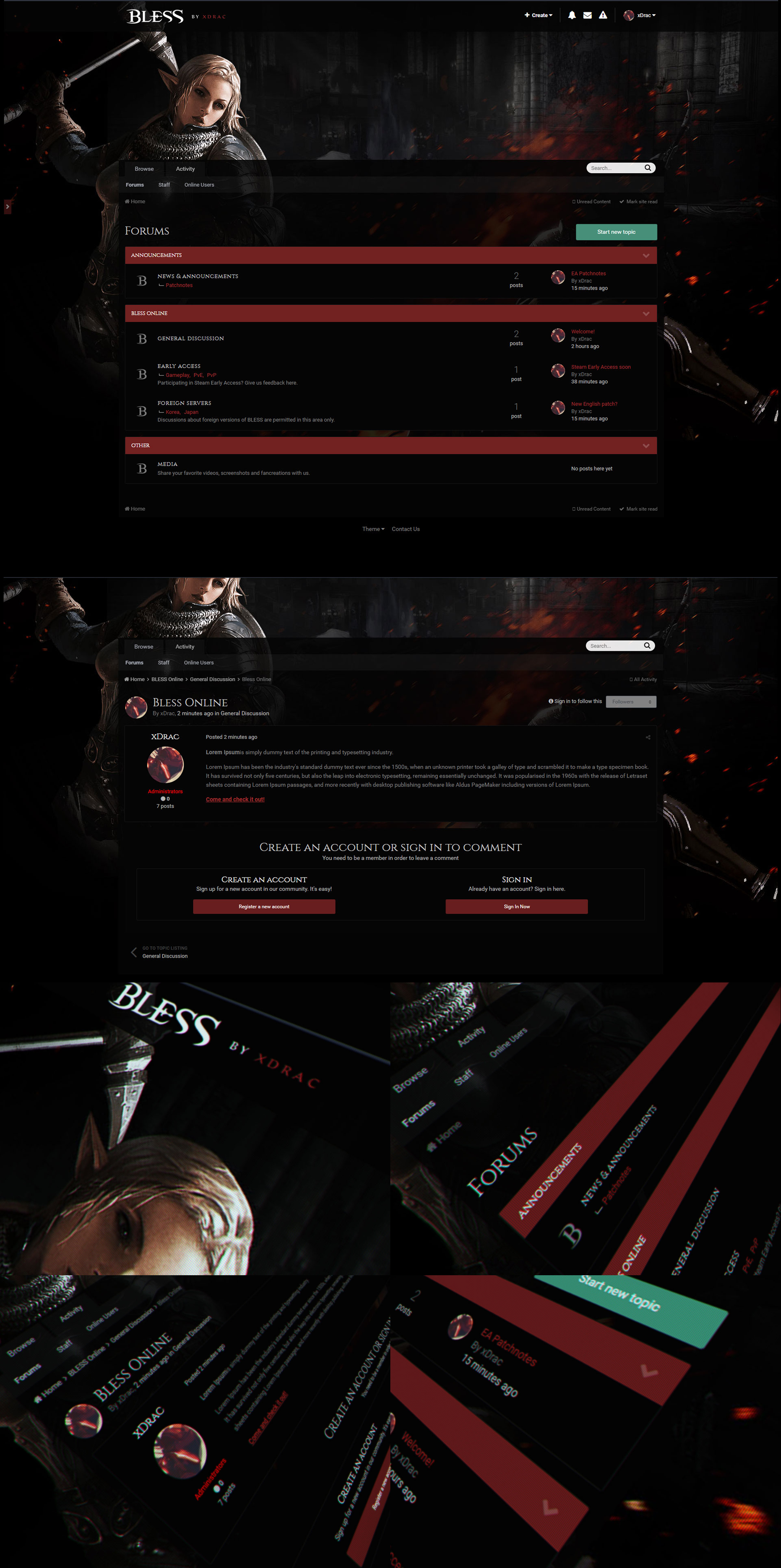 IPS4.2 BLESS Theme Dark