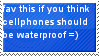 water proof cell phone