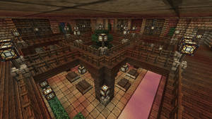 Minecraft - Fortress - Underground library 2