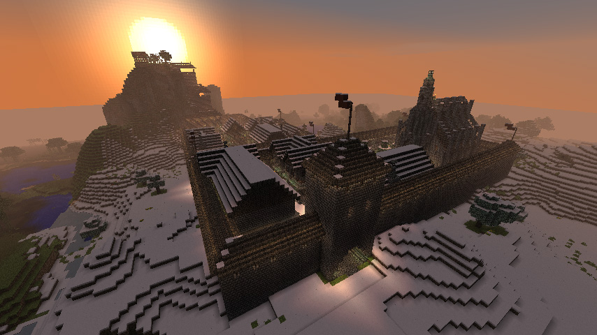 Minecraft - Fortress - Outside by Homunculus84 on DeviantArt