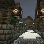 Minecraft - Medieval Town - Market street