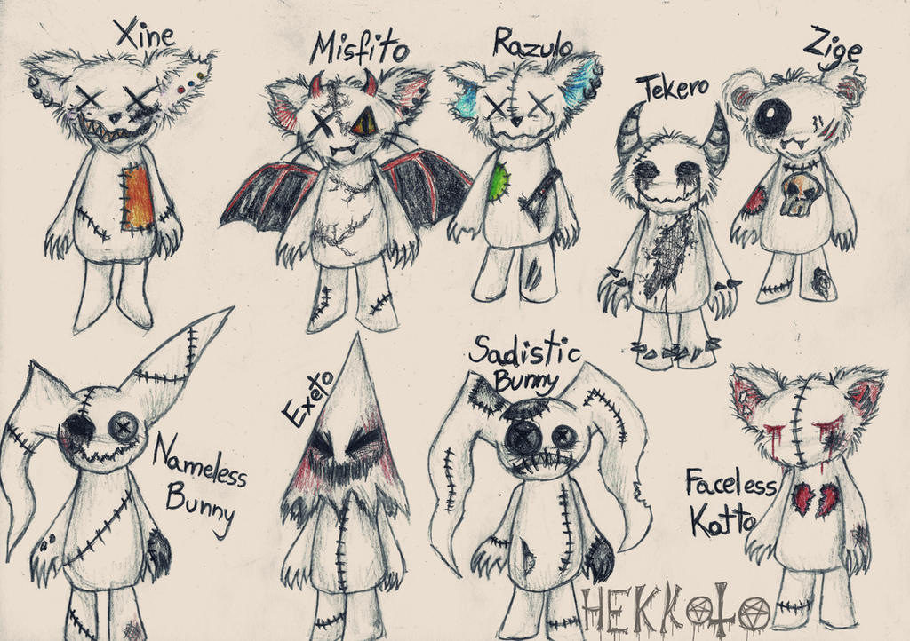 Plushies of evilness~