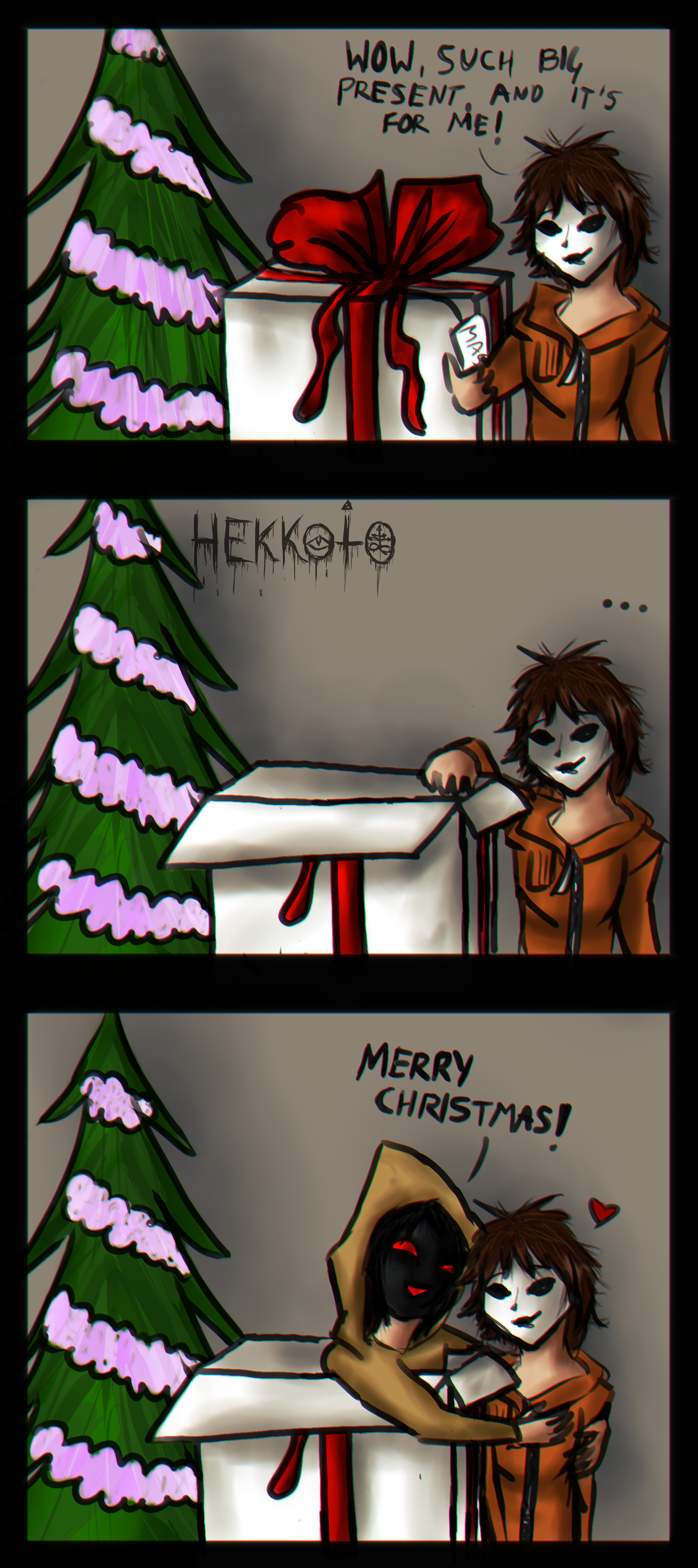 Christmas present comic