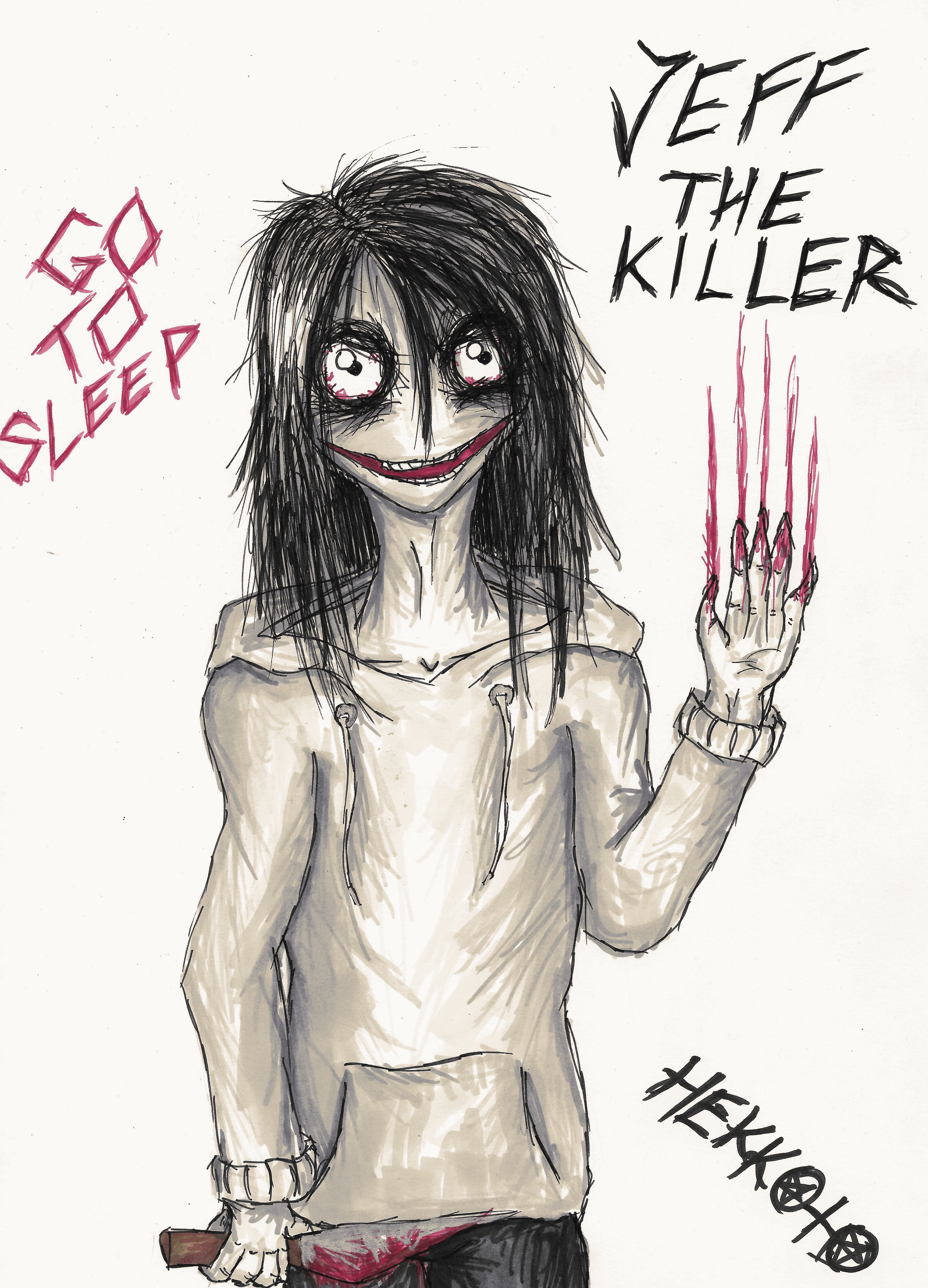 five nights terror of Jeff The Killer by hadi pintarto