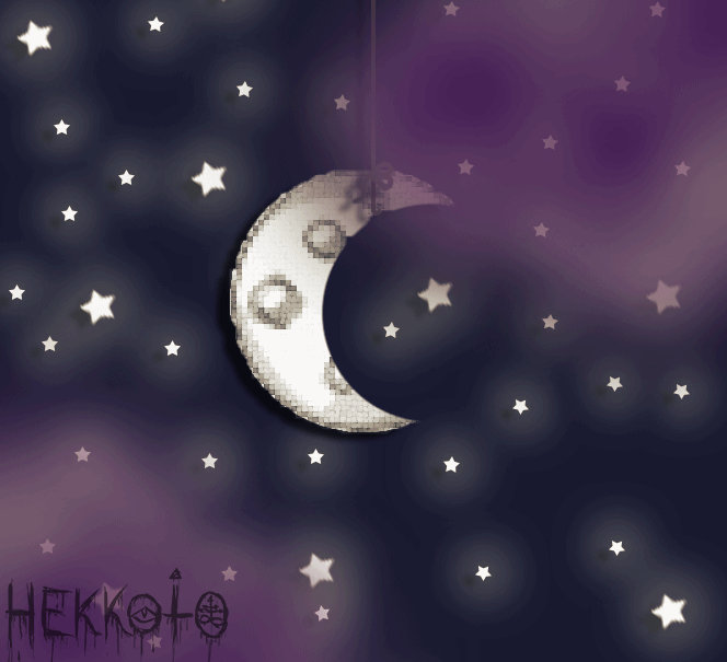 Moon on string ~ANIMATION~ by Hekkoto on DeviantArt