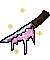 Pink pastel knife -EMOTICON-