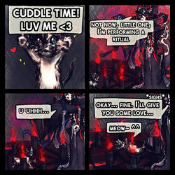 Cuddle time short comic