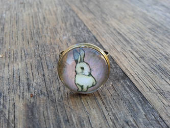 Ring ''Rabbit'' on ETSY