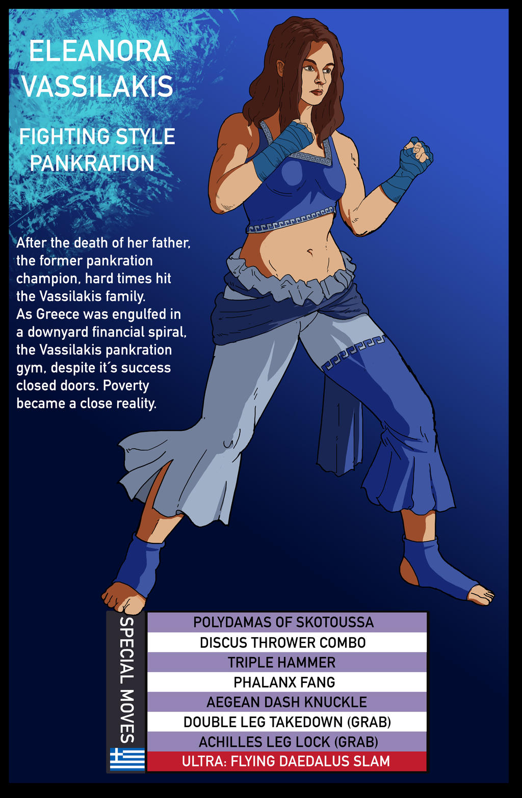 Character Fighting Roles Fighting game character concept 1 by RickRichards on DeviantArt