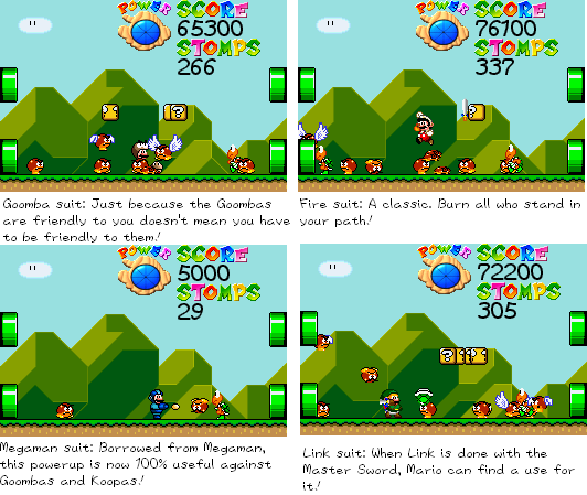 Powerup previews from my game