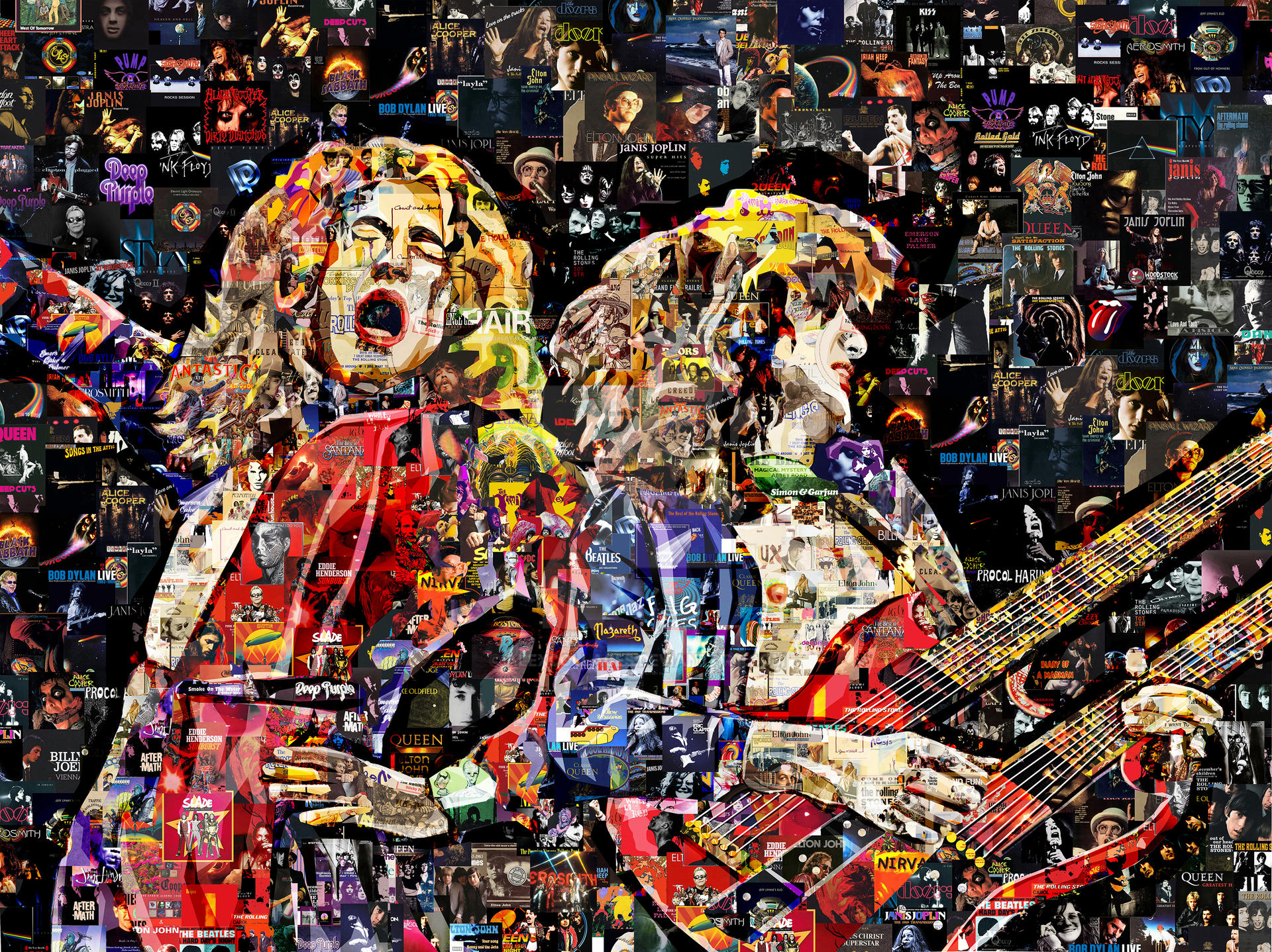 Led Zeppelin Collages ROBERT PLANT and JIMMY PAGE (LED ZEPPELIN) by AlexCollages on DeviantArt