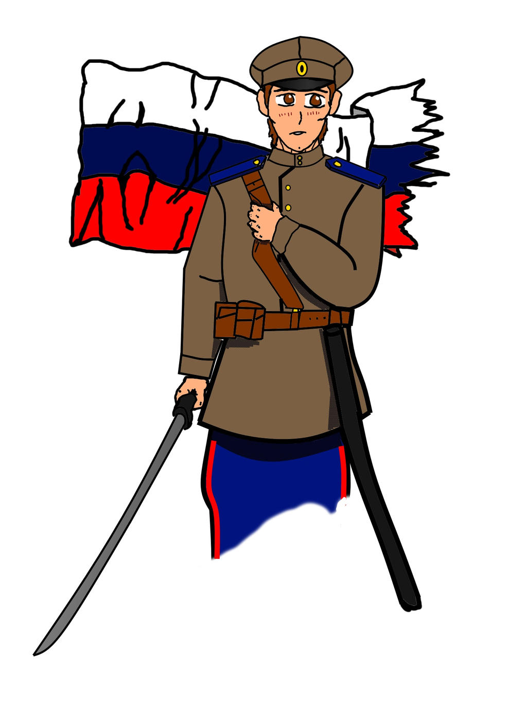 Nikolai in WWI Cossack Uniform