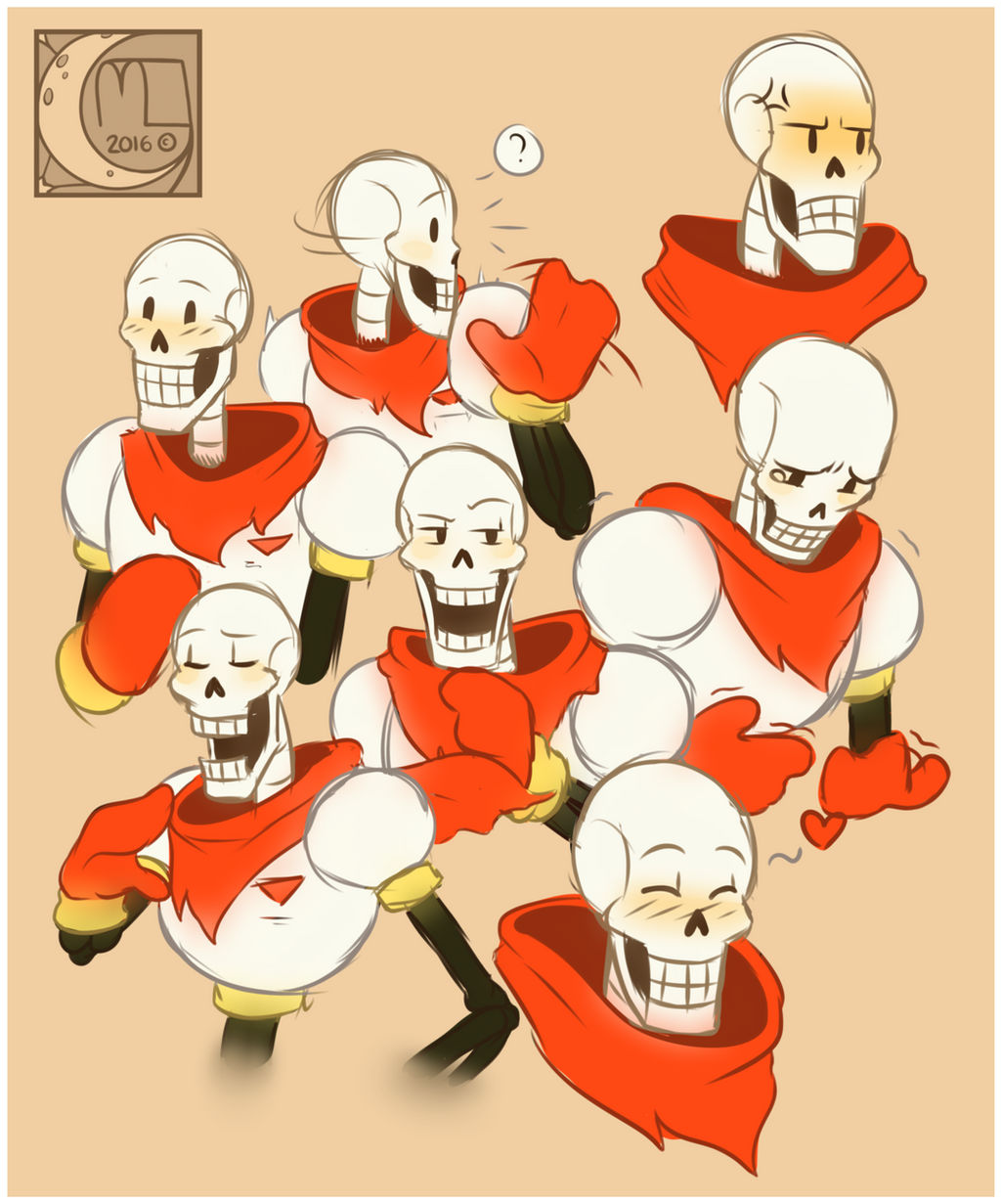 Papyrus Fandom Fan Art- Papyrus's everywhere by Little-Noko on DeviantArt