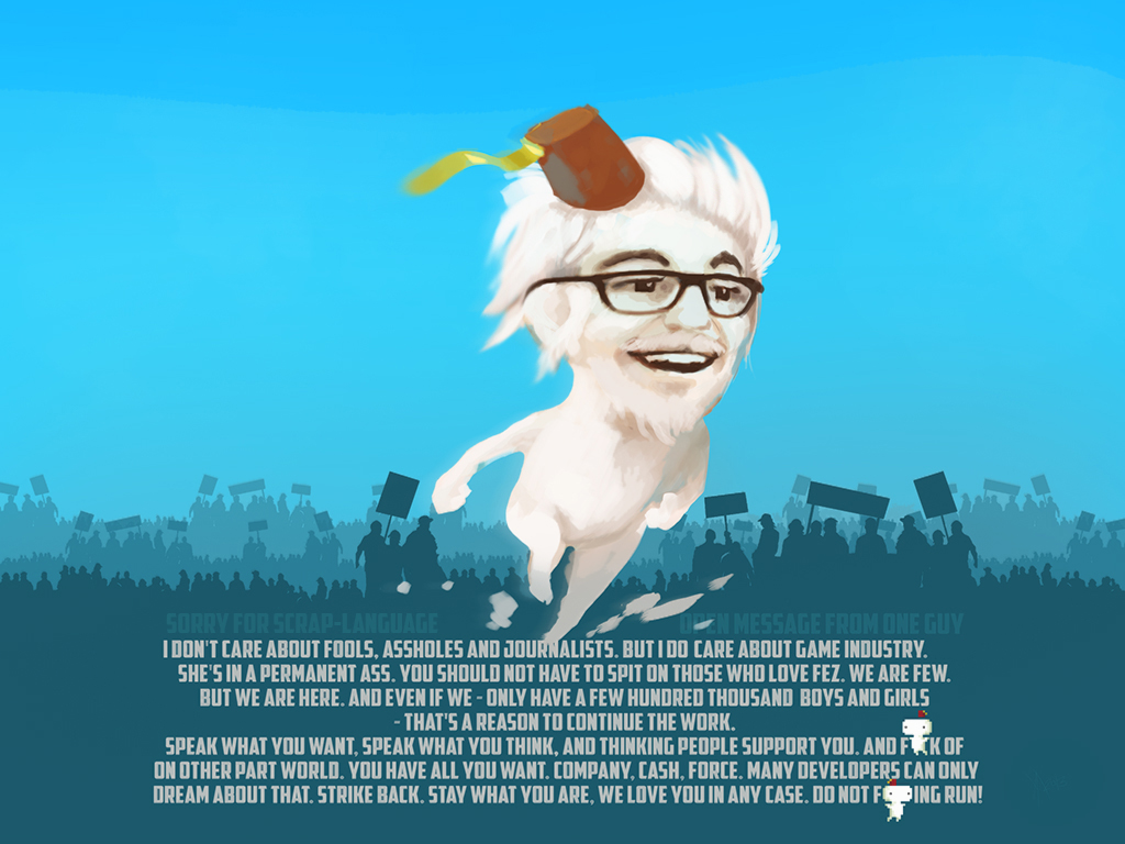Open Message for Phil Fish creator of FEZ by Weilard on DeviantArt
