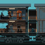 Train of the Robots - Pixel-art + Animation