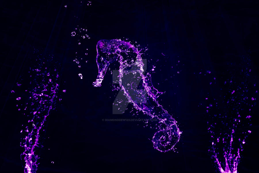 My photoshop seahorse !!