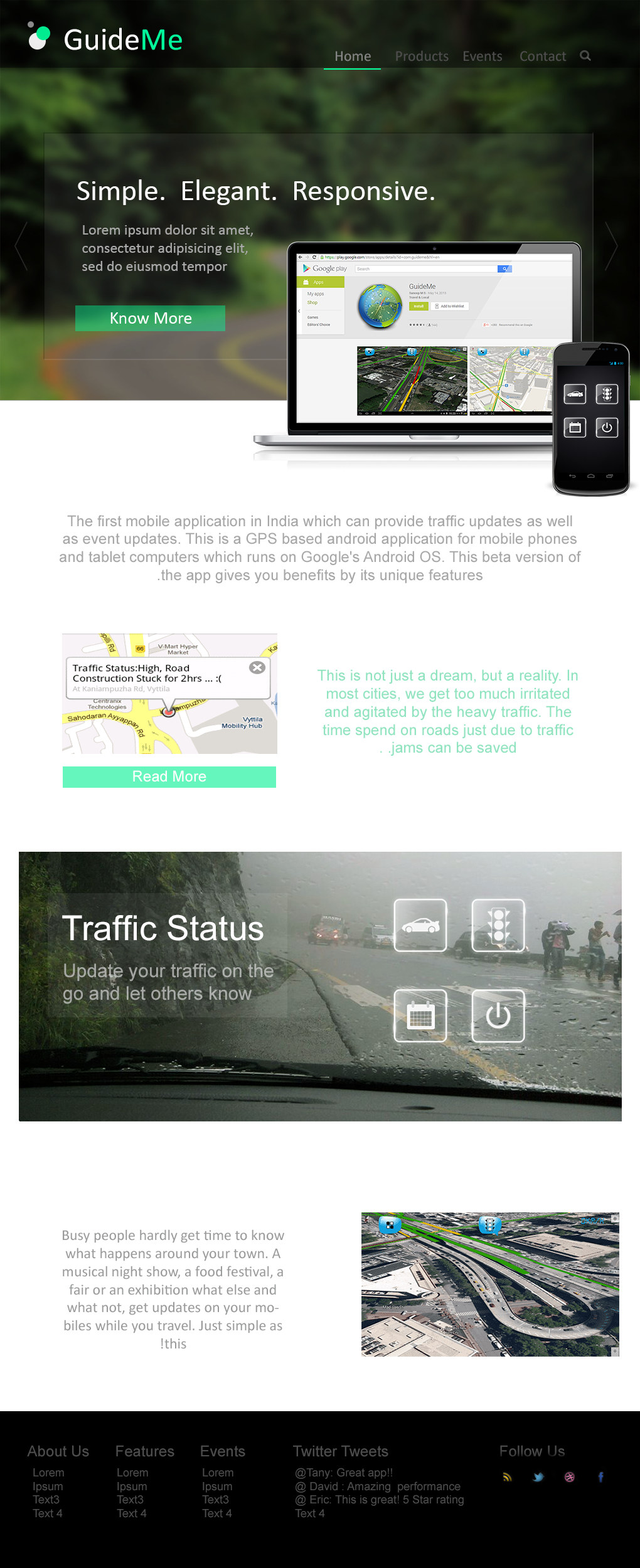 GuideMe - Web Design Inspiration