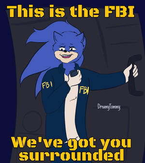 FBI Agent Ugly Sonic 