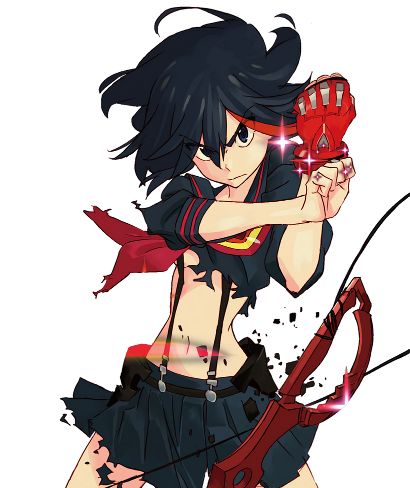 Ryukko Ryuko Matoi (Kill-La-Kill) Render by VersusStockpile on DeviantArt