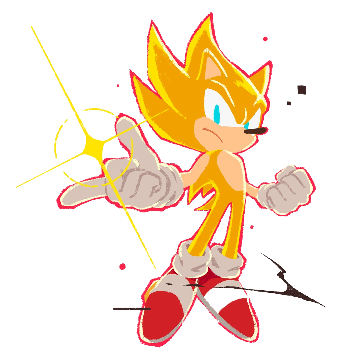 Super Sonic 2 (Sonic Channel) Render by VersusStockpile on DeviantArt