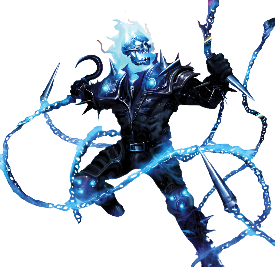 Death Ridfer Danny Ketch/Death Rider (Marvel Comics) Render by VersusStockpile on ...