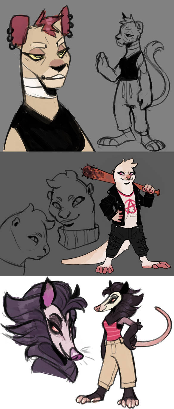 Character Design Changes character design changes by ramahuro on DeviantArt