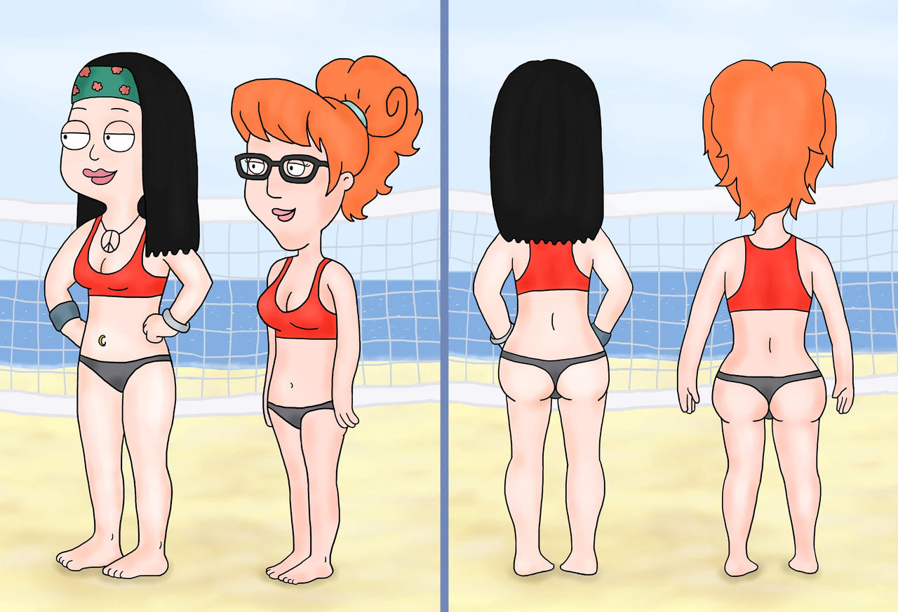 Beach volley Hayley and Patty by TabbyPurrfume on DeviantArt