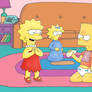 Lisa babysitting