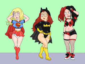 Three Superheroines