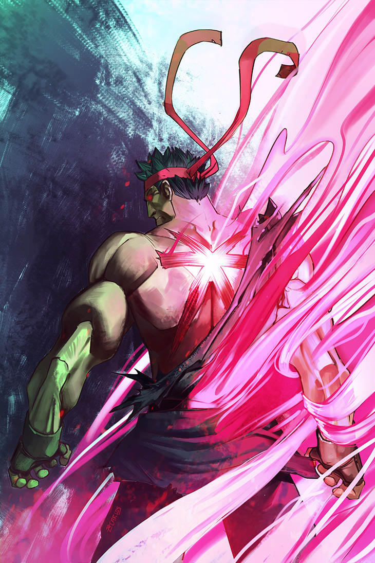 STREET FIGHTER 30th Evil Ryu by zecarlos on DeviantArt