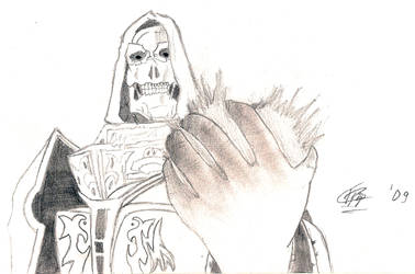 Skeleton Mage Spell by thunderrr