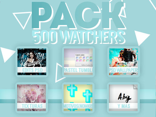 MEGA PACK 500 WATCHERS | GRACIAS