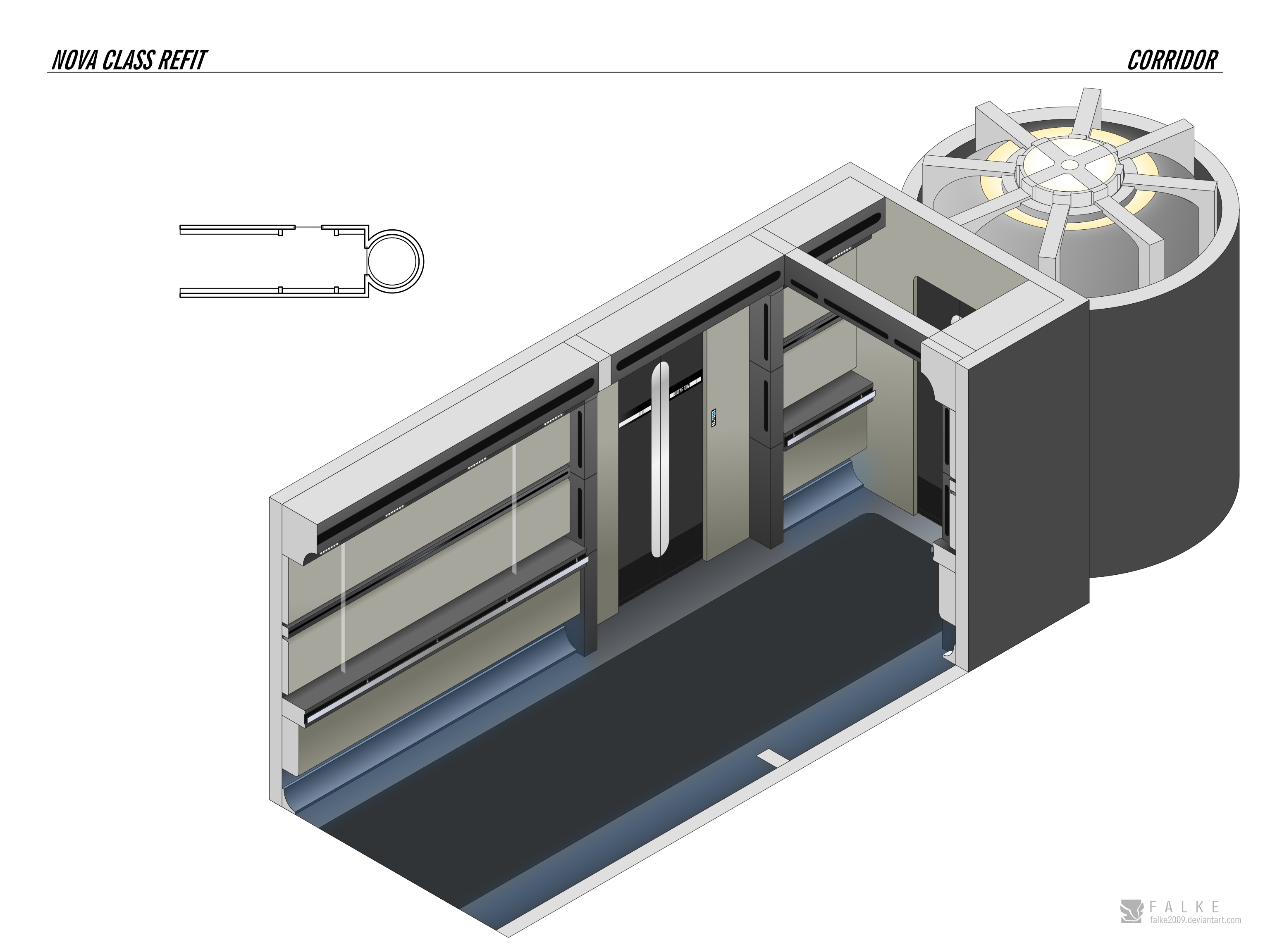 Nova Class Refit - Corridor