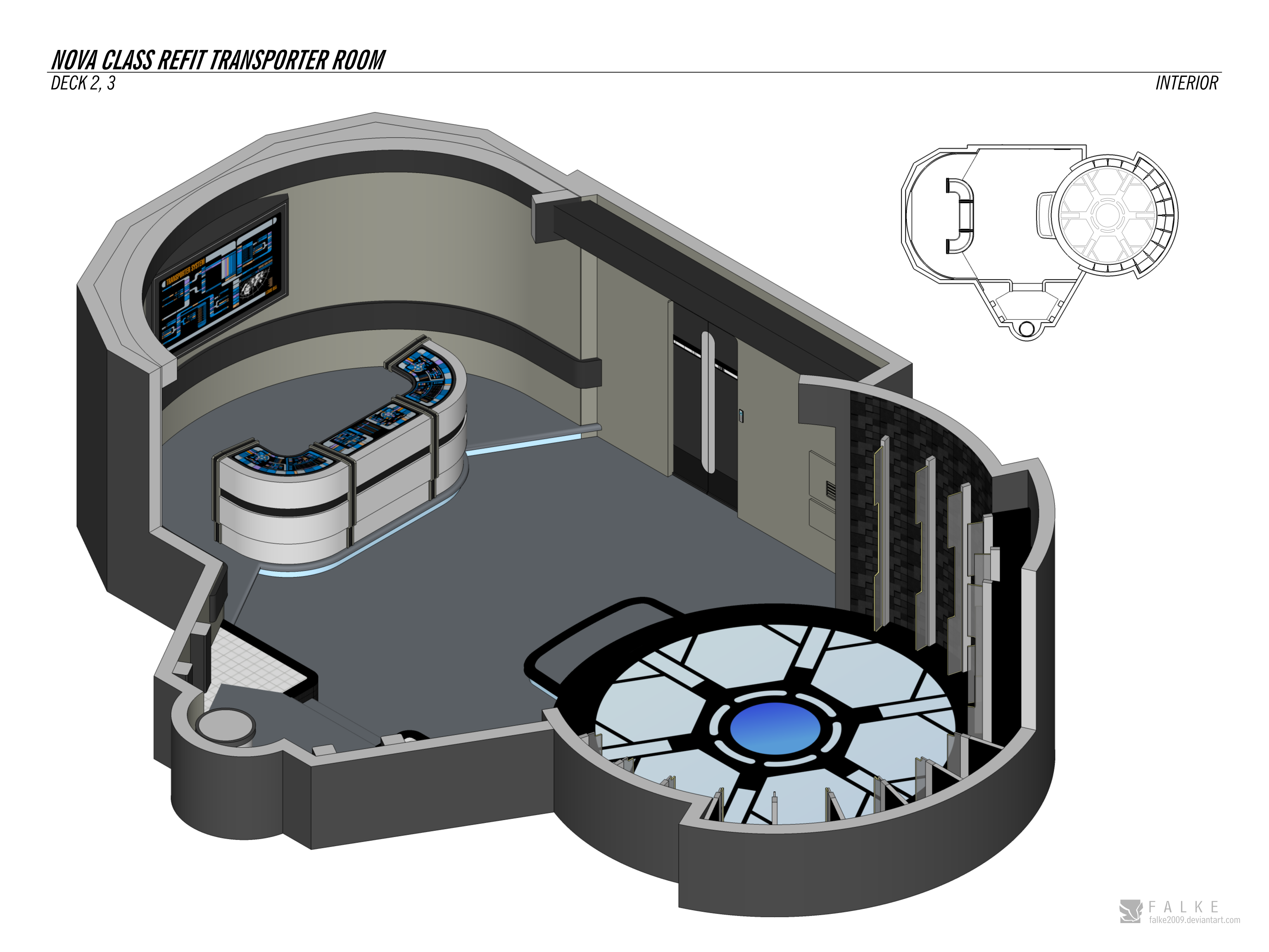 Nova Class Refit - Transporter Room