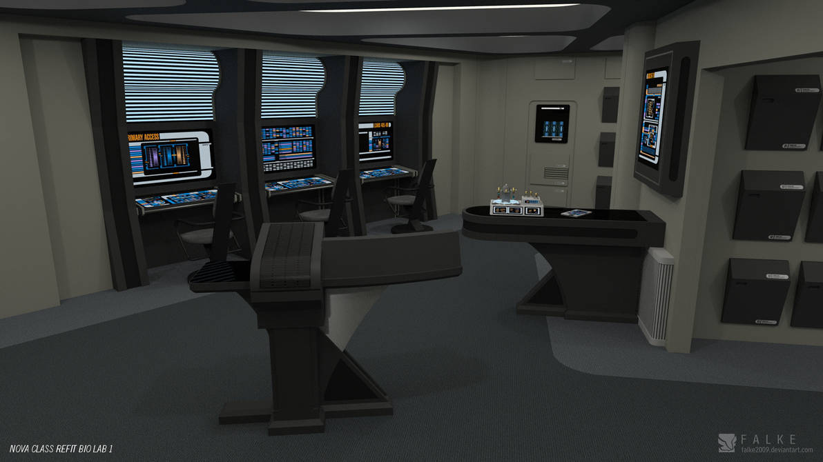 Nova Class Refit - Science Lab (Render 2) by falke2009