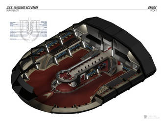 USS Vanguard - Bridge cutaway by Falke2009