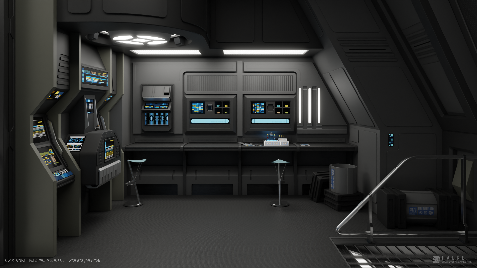 Wave Rider Starfleet WaveRider - Cargo Hold 1 by Falke2009 on DeviantArt