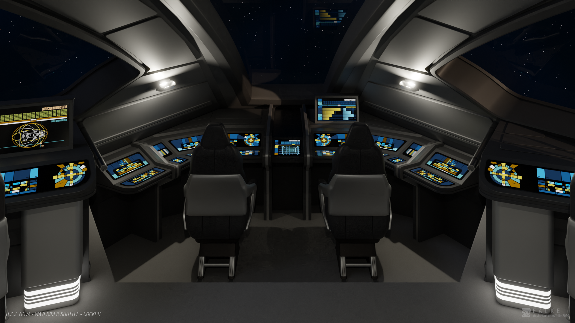 Wave Rider Layout WaveRider - Cockpit 1 by Falke2009 on DeviantArt