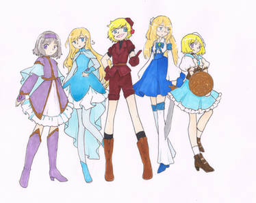 Hetalia Magical Girl AU~Nordic Five