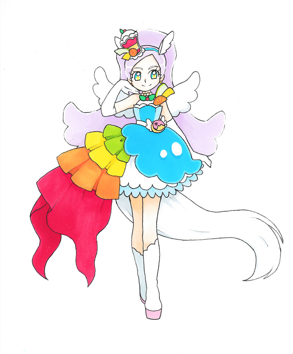 Cure Parfait = Aloha, Splatoon + Kira Kira Precure A La Mode