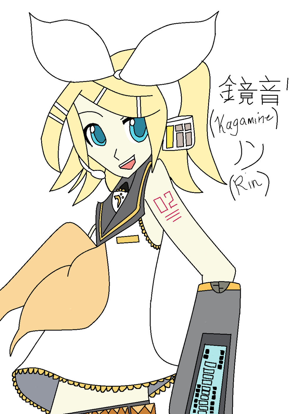Rin Kagamine :) by MegaBlazethecat on DeviantArt