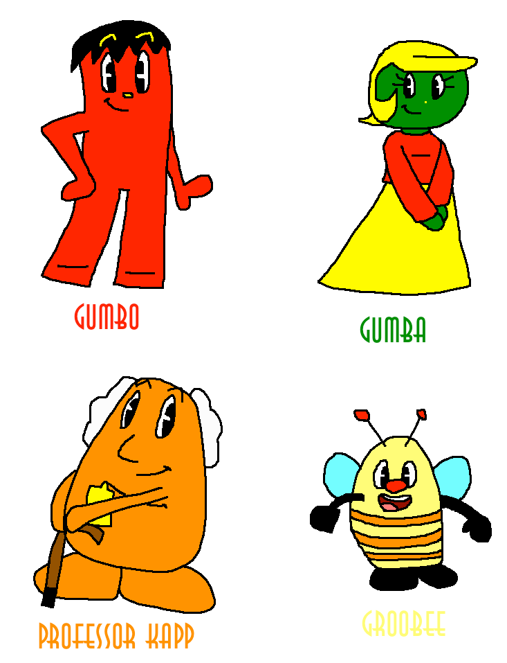 Gumby and Friends (Major Characters) by PokeGirlRULES on DeviantArt