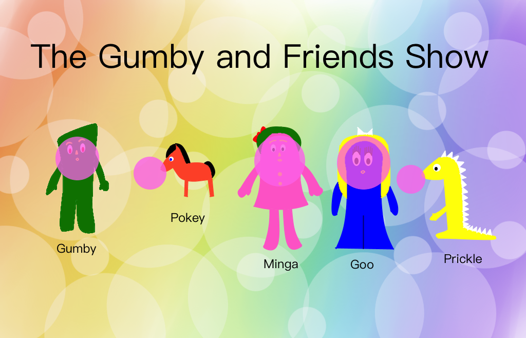 The Gumby and Friends Show Bubble Gum Wallpaper by PokeGirlRULES on ...