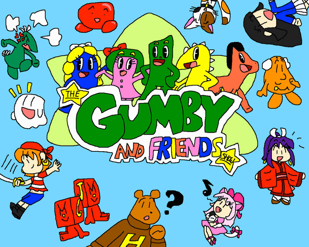 The Gumby and Friends Logo Poster by PokeGirlRULES on DeviantArt