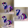 Twilight Sparkle plushie w removable wings (comm)